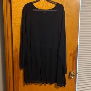 Torrid 4x navy blue babydoll light sweater